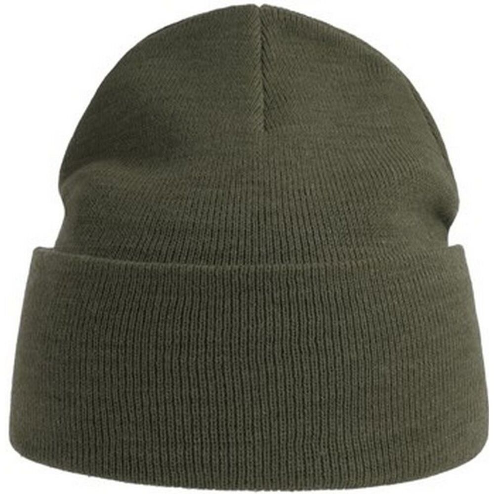 Atlantis Unisex Adult Pure Recycled Beanie / Olive